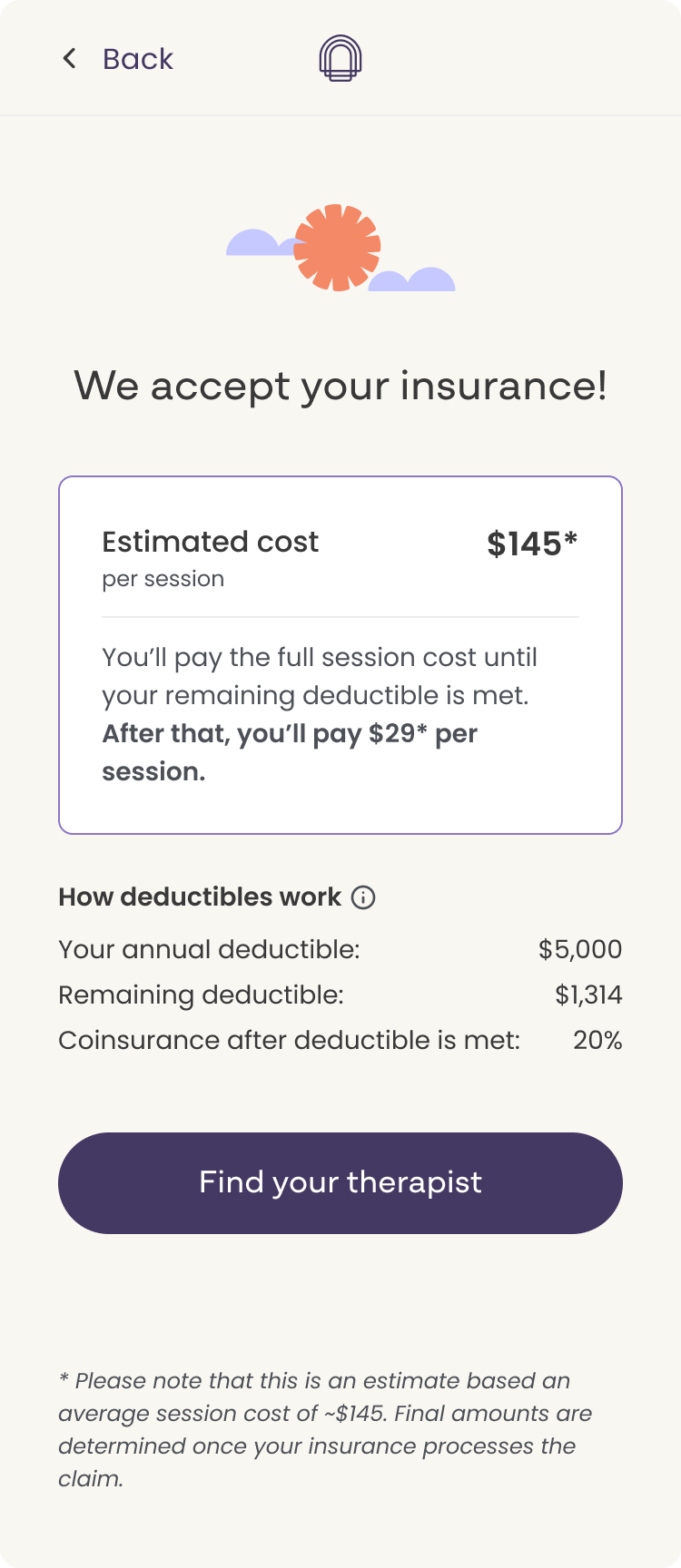 Coinsurance: NOT Met