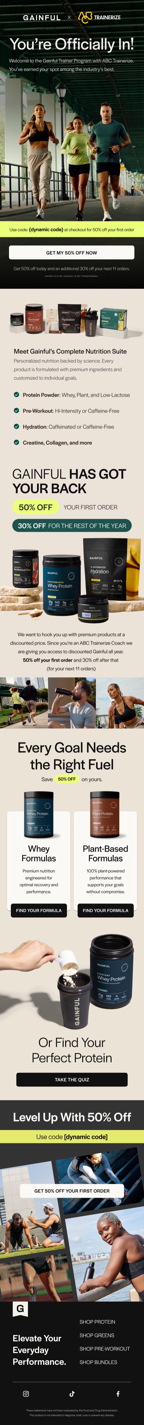Trainerize email A