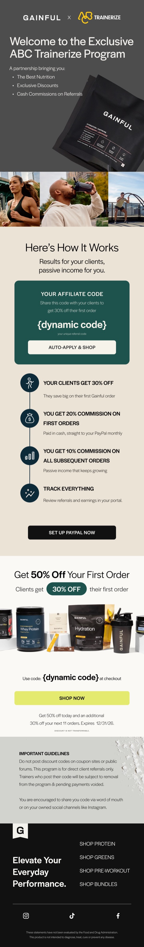 Trainerize email D