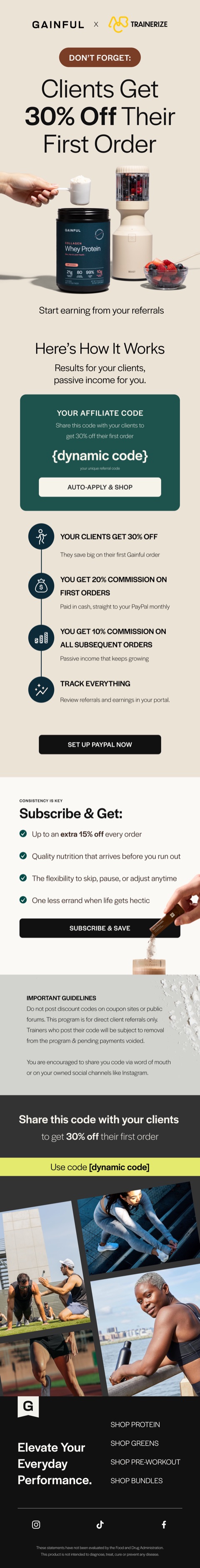 Trainerize email L